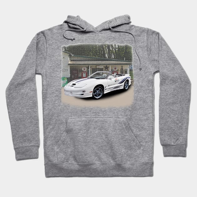 1997 Pontiac 30th Anniversary Trans AM Pace Car Hoodie by Permages LLC